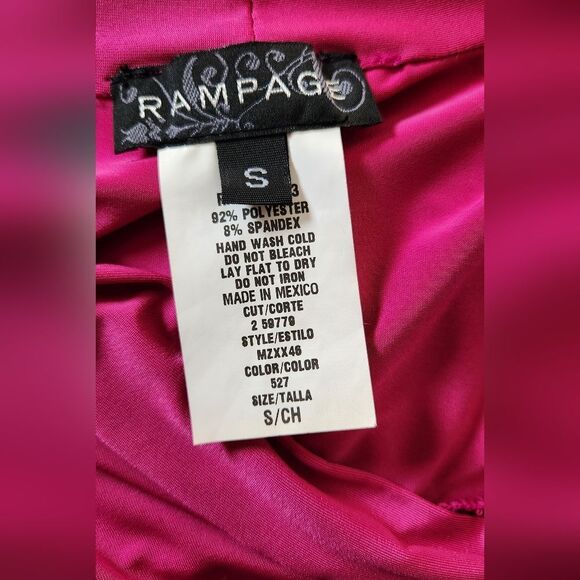 NWOT Rampage hot pink top - Size Small - Picture 6 of 7